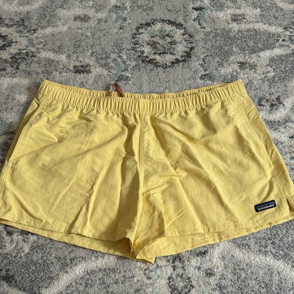 Patagonia Pants - Women’s Patagonia Barely Baggie Shorts 2 1/2” Milled Yellow